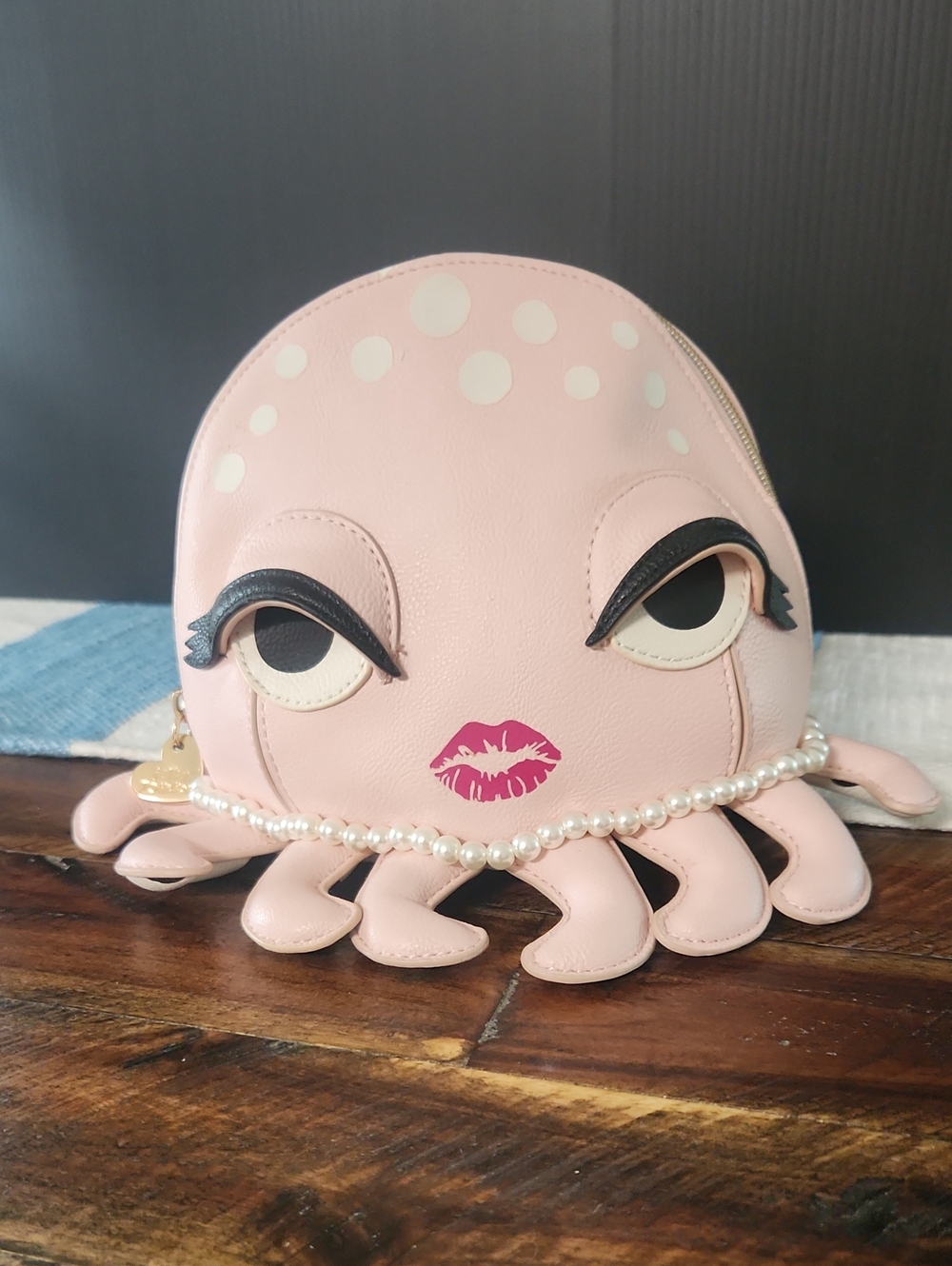 Betsey Johnson octopus make-up bag